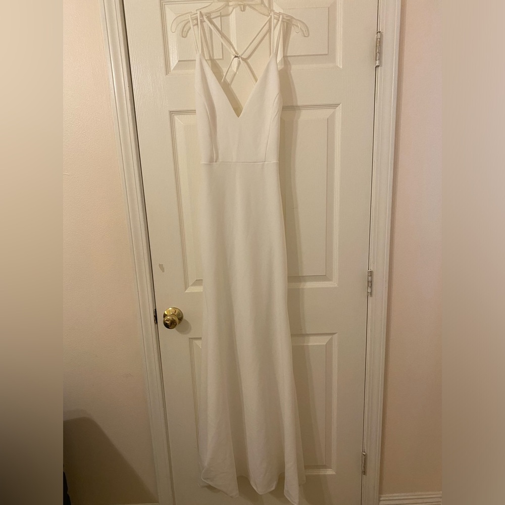 Impressions white dress